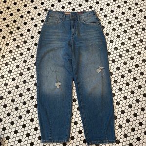 Anthropologie wide leg jeans